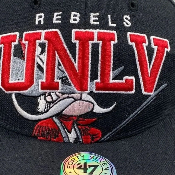 47 brand university of Nevada Las Vegas Rebels NCAA Baseball Cap Snapback Hat - Picture 14 of 15